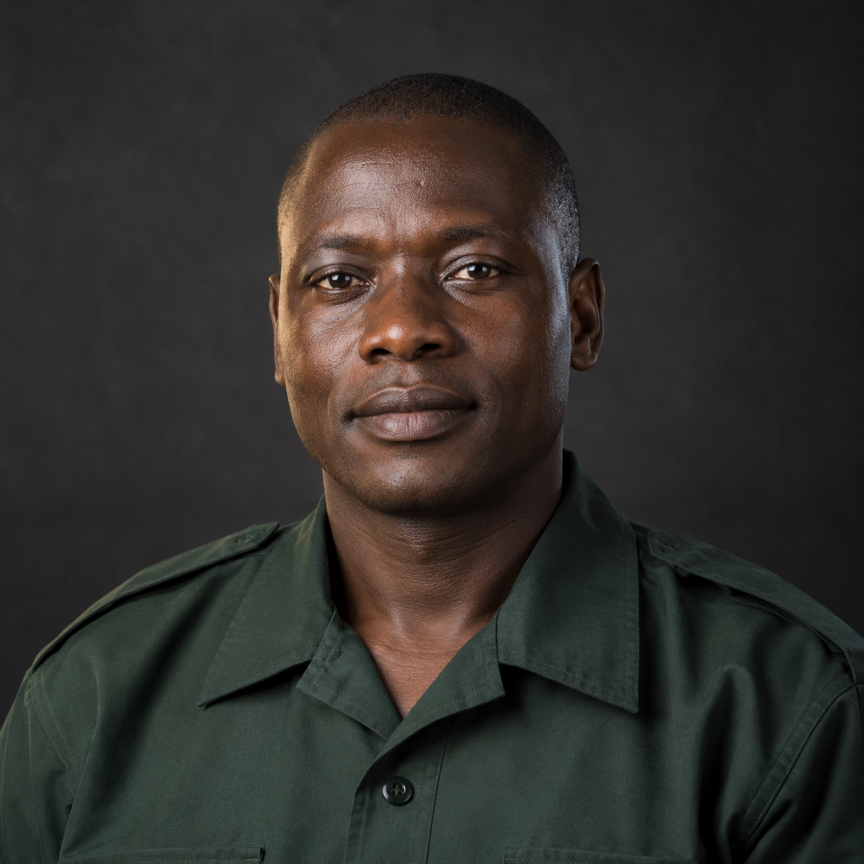 AI-generated fictional portrait of John Ouma
